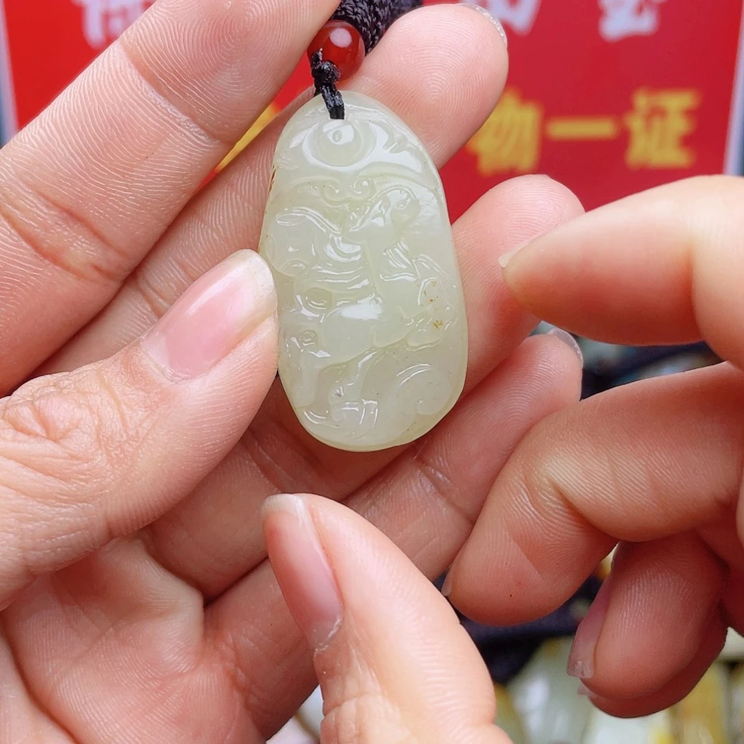 和田玉颈饰未镶嵌开*