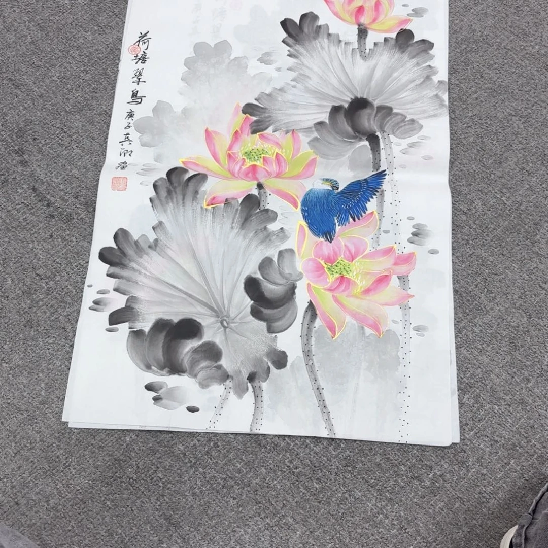 国画国画作品多次