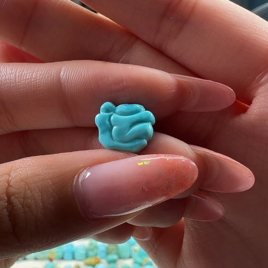 绿松石未镶嵌吊坠(不含链)运