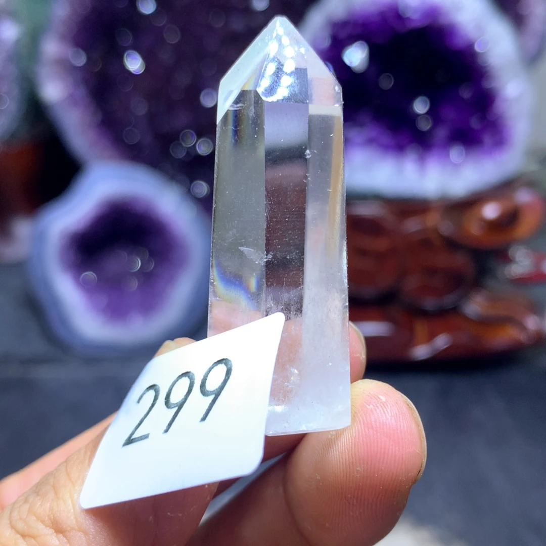 水晶珠宝半成品未镶嵌紫晶299