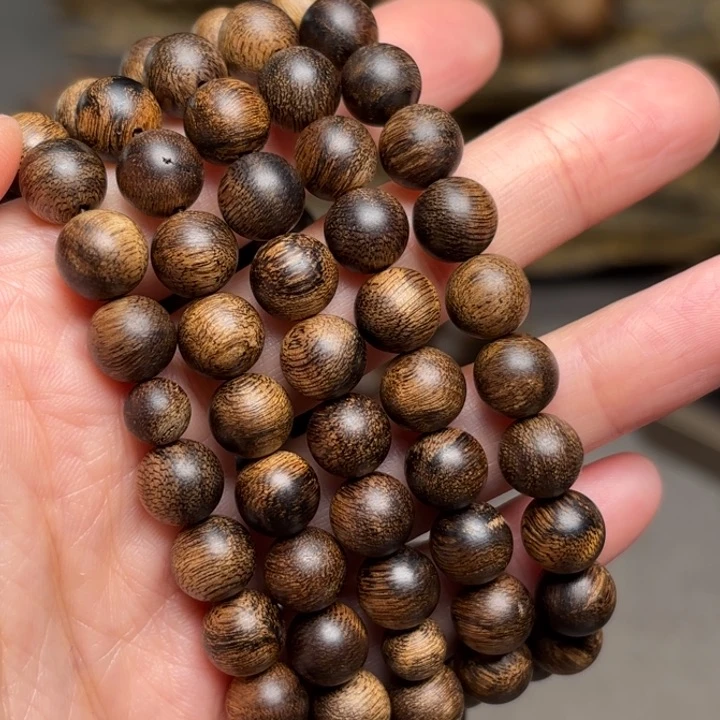 手串沉香越南芽庄黄棋楠瘤疤0.8×108