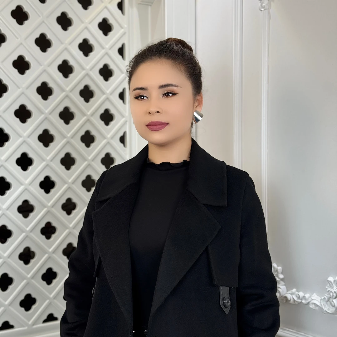 2025-3爆款高支羊毛气质短款时尚休闲百搭黑色羊绒毛呢长款修身