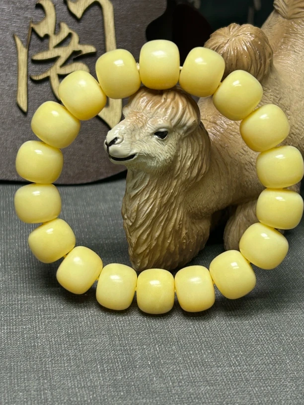 001-1.4精品玉化料驼牙手串