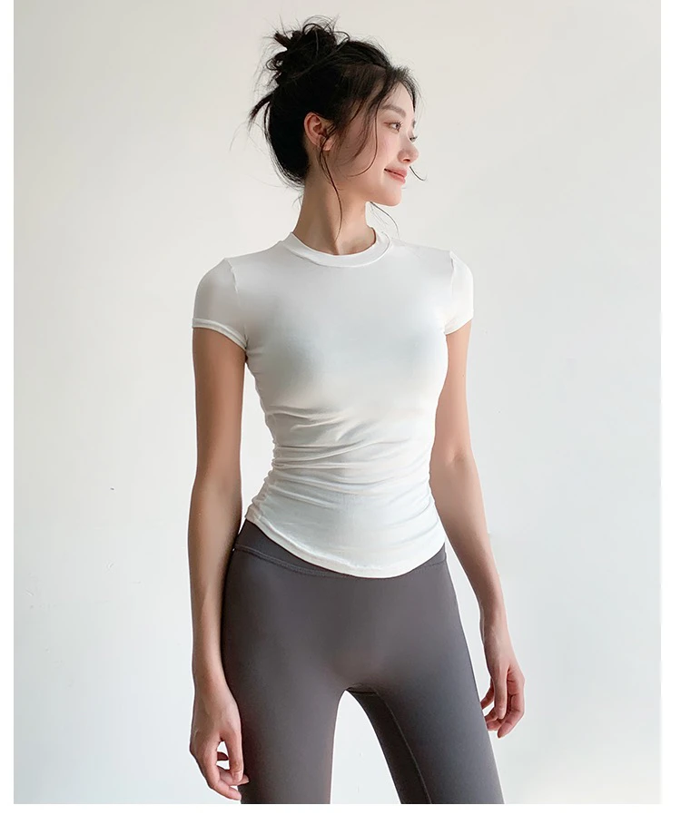 出口澳洲短袖T恤修身女款