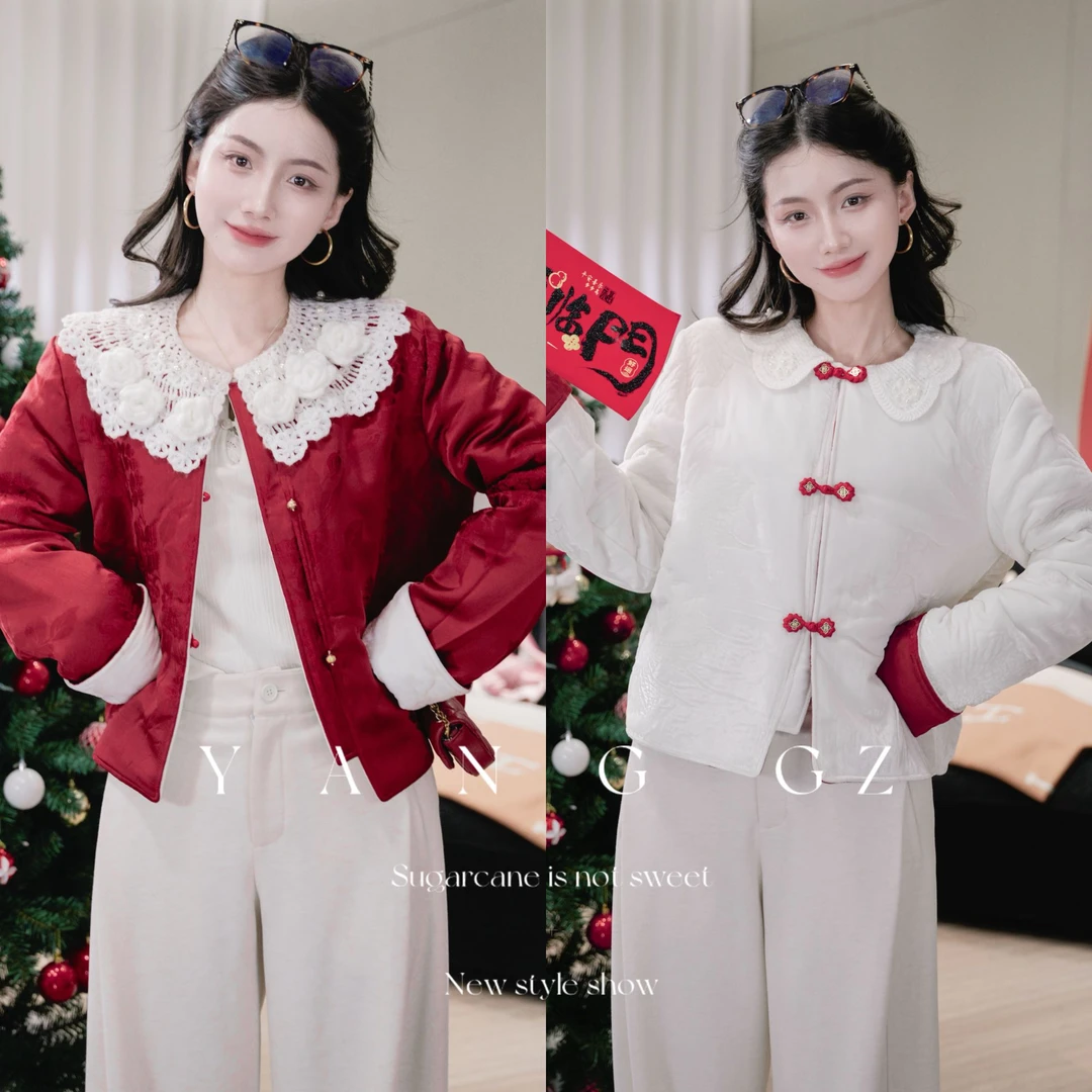YANG GZ【江雪】新中式双面穿棉服外套女 GZ5153CS602669