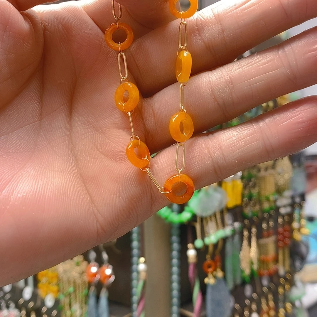 未镶嵌翡翠耳饰翡翠