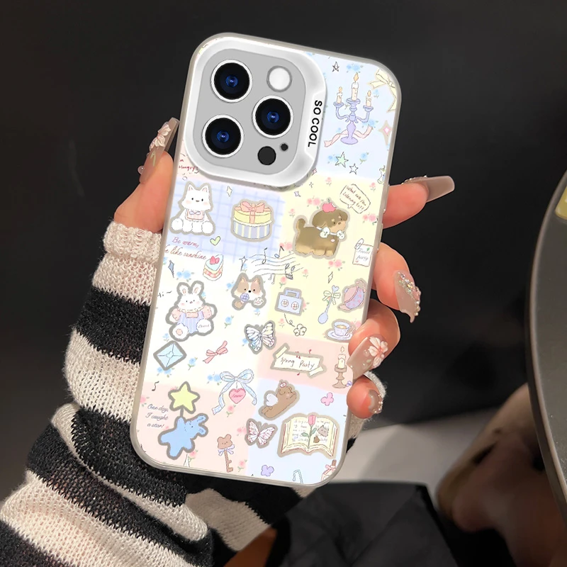 漫画狗合集-IMD彩银-白-时尚卡通个性防撞防帅防磨手机壳