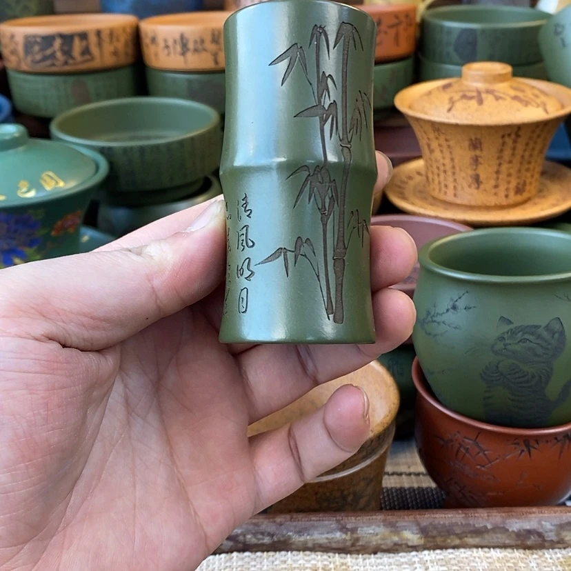 【闪购商品】紫砂杯子宜兴全手工紫砂杯