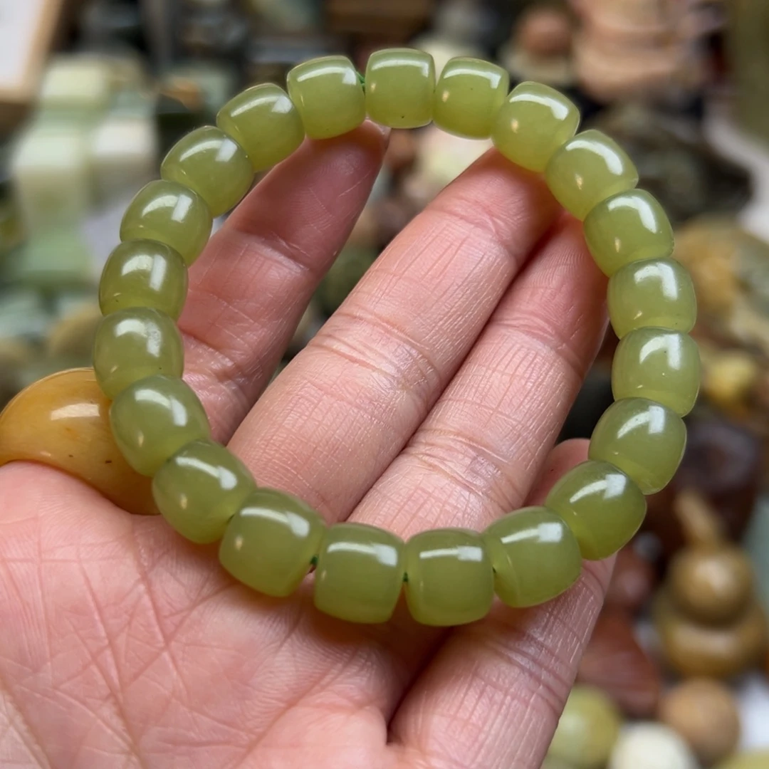 和田玉未镶嵌颈饰和田玉手链