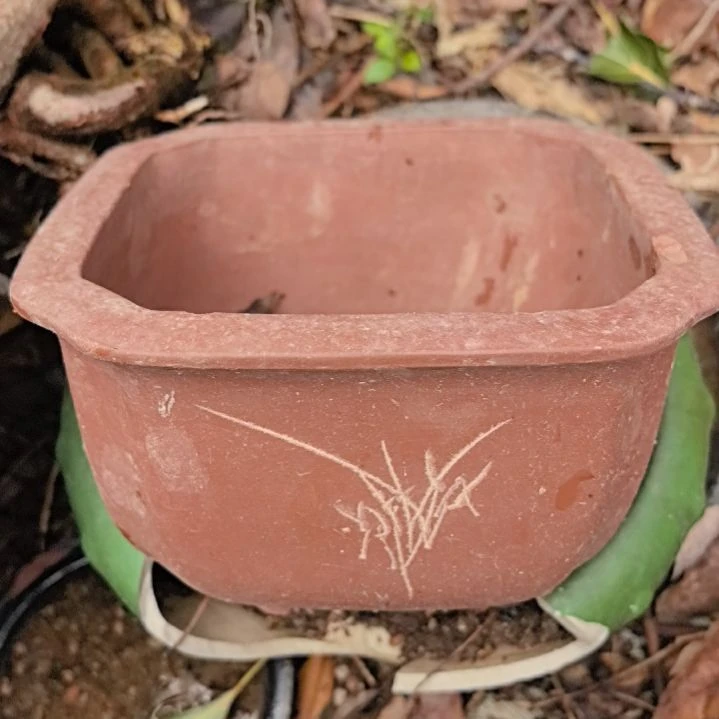 红陶?****無紫砂花盆