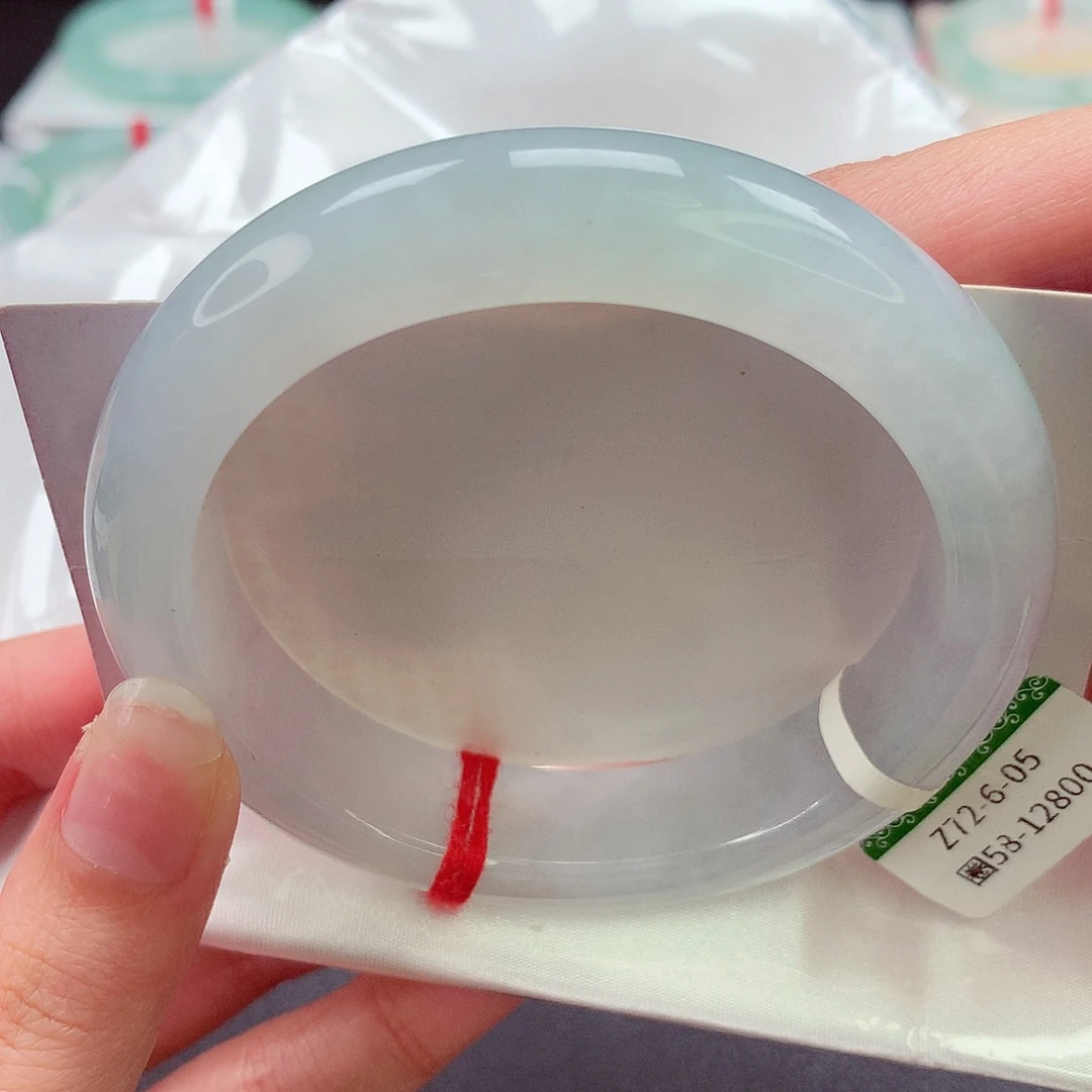 翡翠未镶嵌手镯缅甸天然a货翡翠手镯