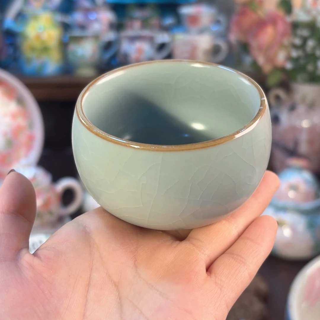 景德镇手绘高温釉下彩陶瓷茶具