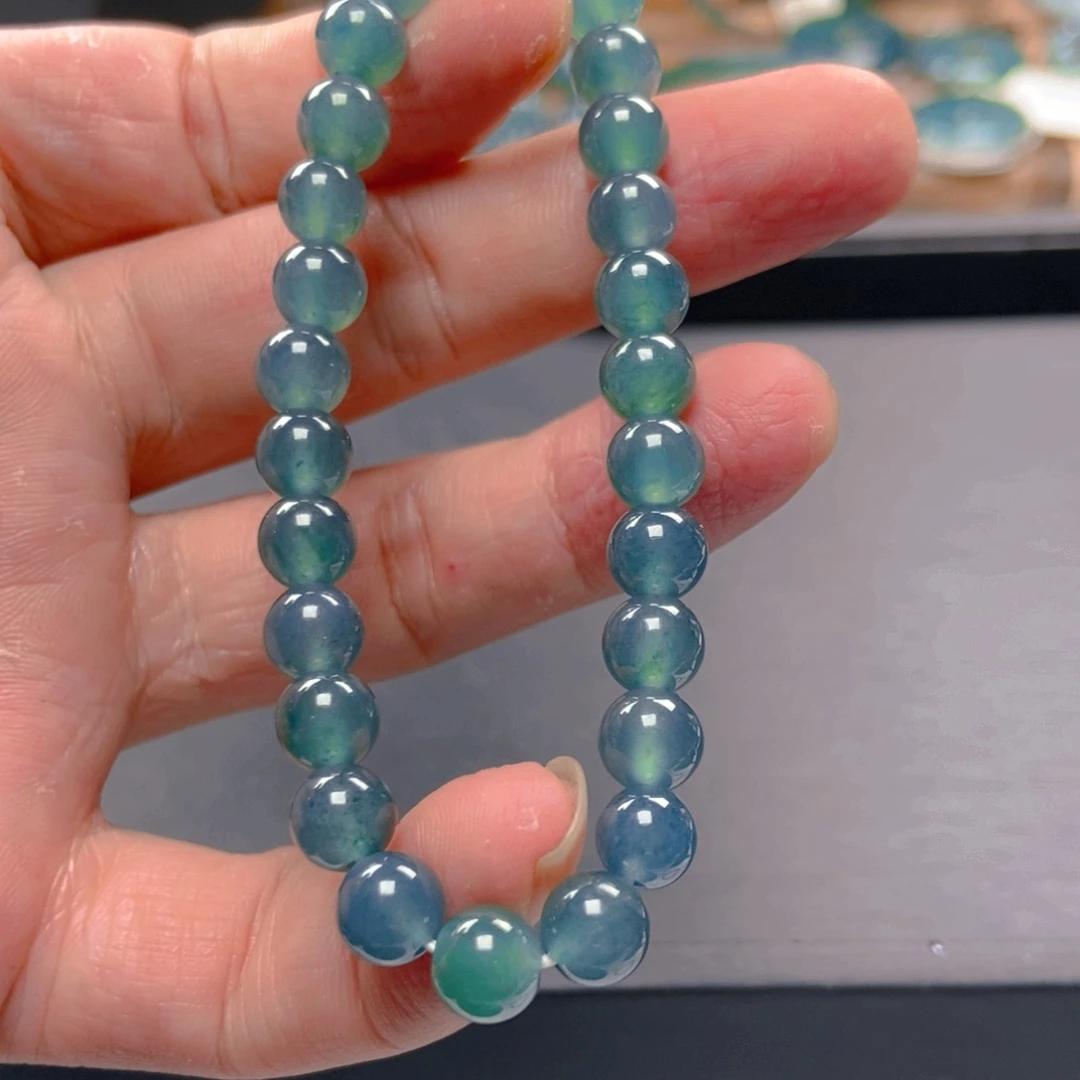 翡翠手链未镶嵌多样性发货其一