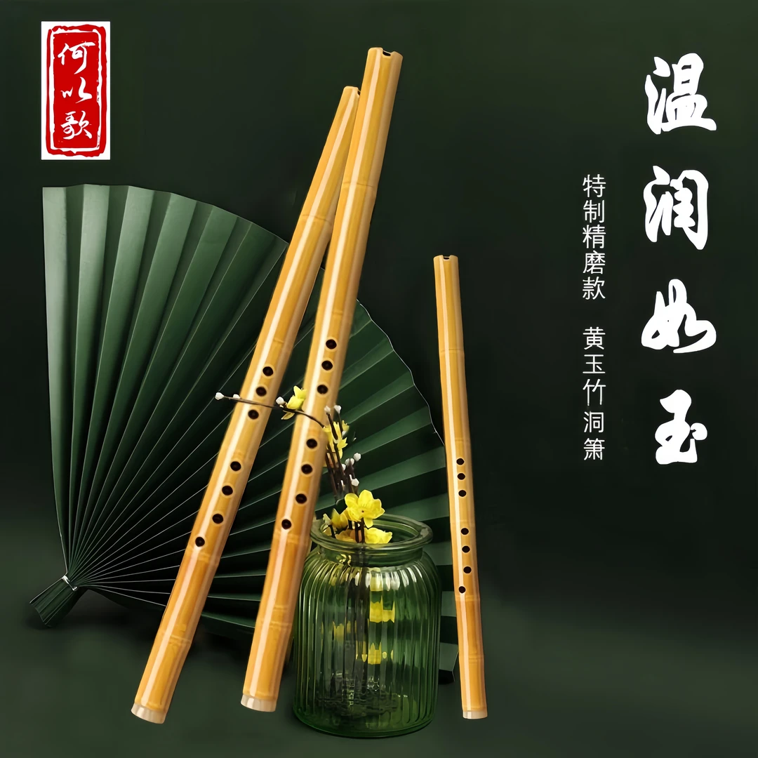 何以歌精制入门玉竹箫笛箫演奏级专业演奏洞箫乐器笛子古风零基础
