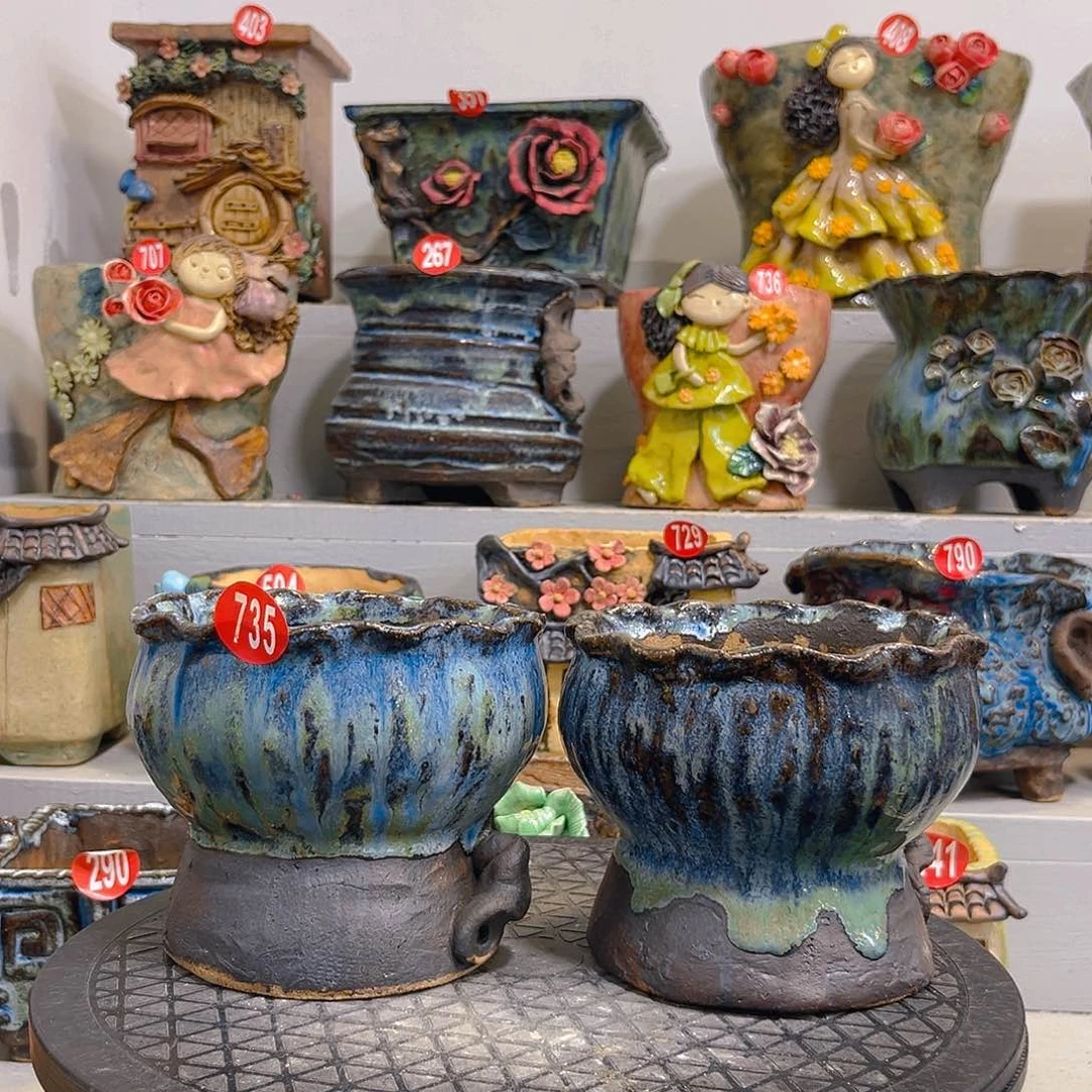 微瑕735 号陶然花器厂家直销