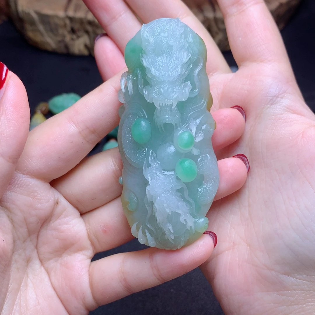 定制翡翠未镶嵌吹*风翡翠