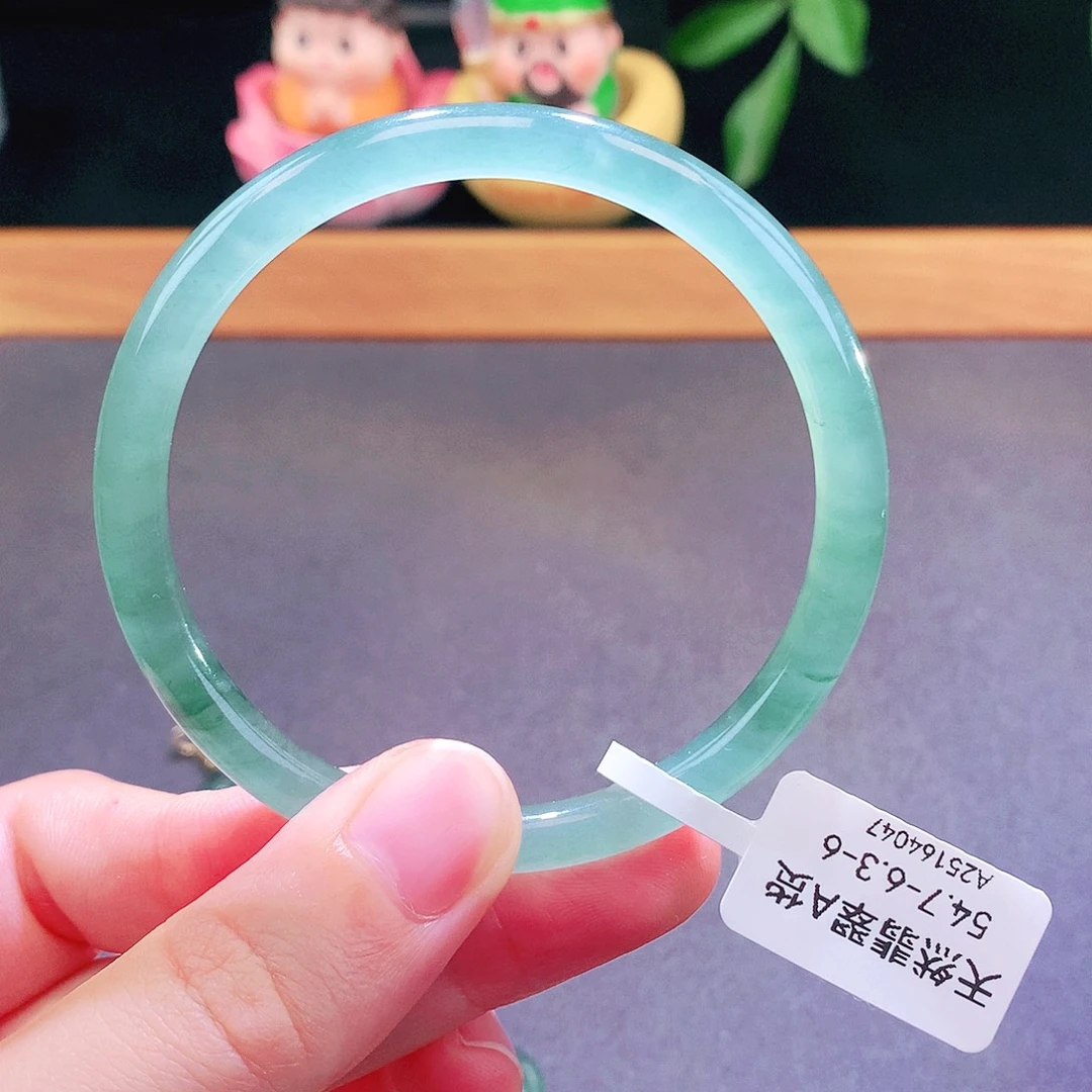 翡翠未镶嵌手镯天然翡翠