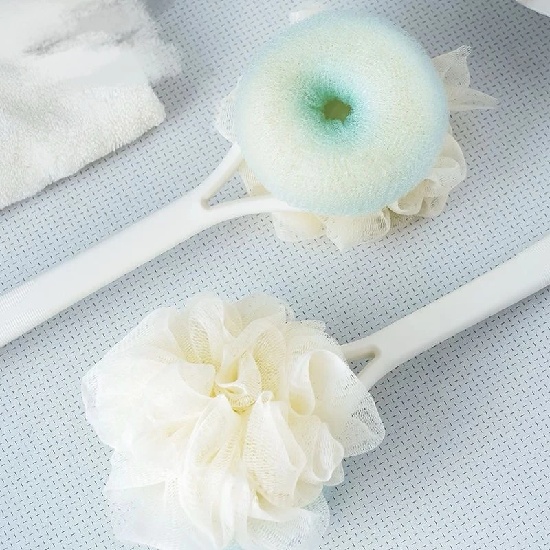 双面搓澡浴花1个