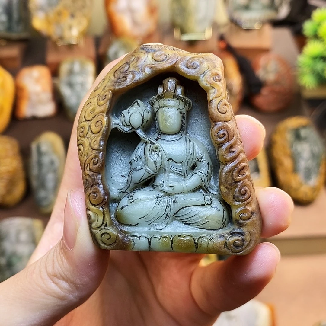 定制翡翠未镶嵌翡翠挂件