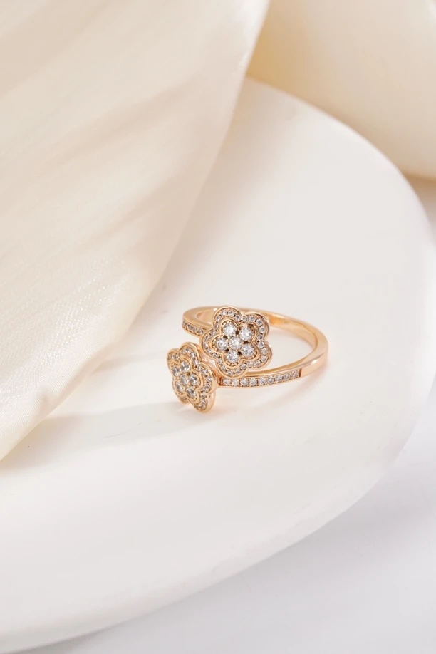 合金戒指 2439-好运莲莲戒指