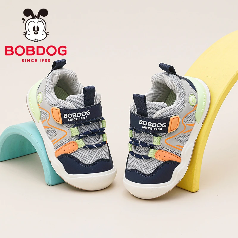 巴布豆童鞋儿童鞋子2025新款秋季男宝宝防滑学步鞋男童软底机能鞋