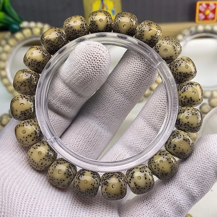 手串星月菩提毕业款12x11天眼留白黄金瞳