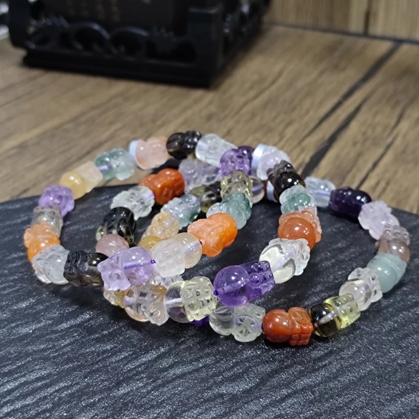 【书记甄选】天然貔貅单圈手链 多样性发一件BB759