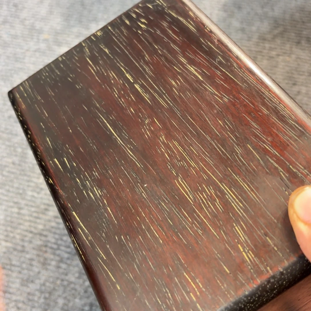 木小叶紫檀独板收纳盒