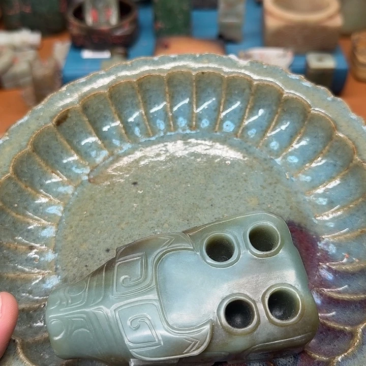 大***刚陶摆件我的心好痛啊好想哭