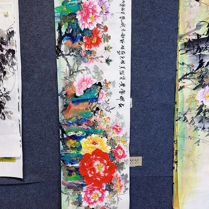 国画国画花鸟画作品