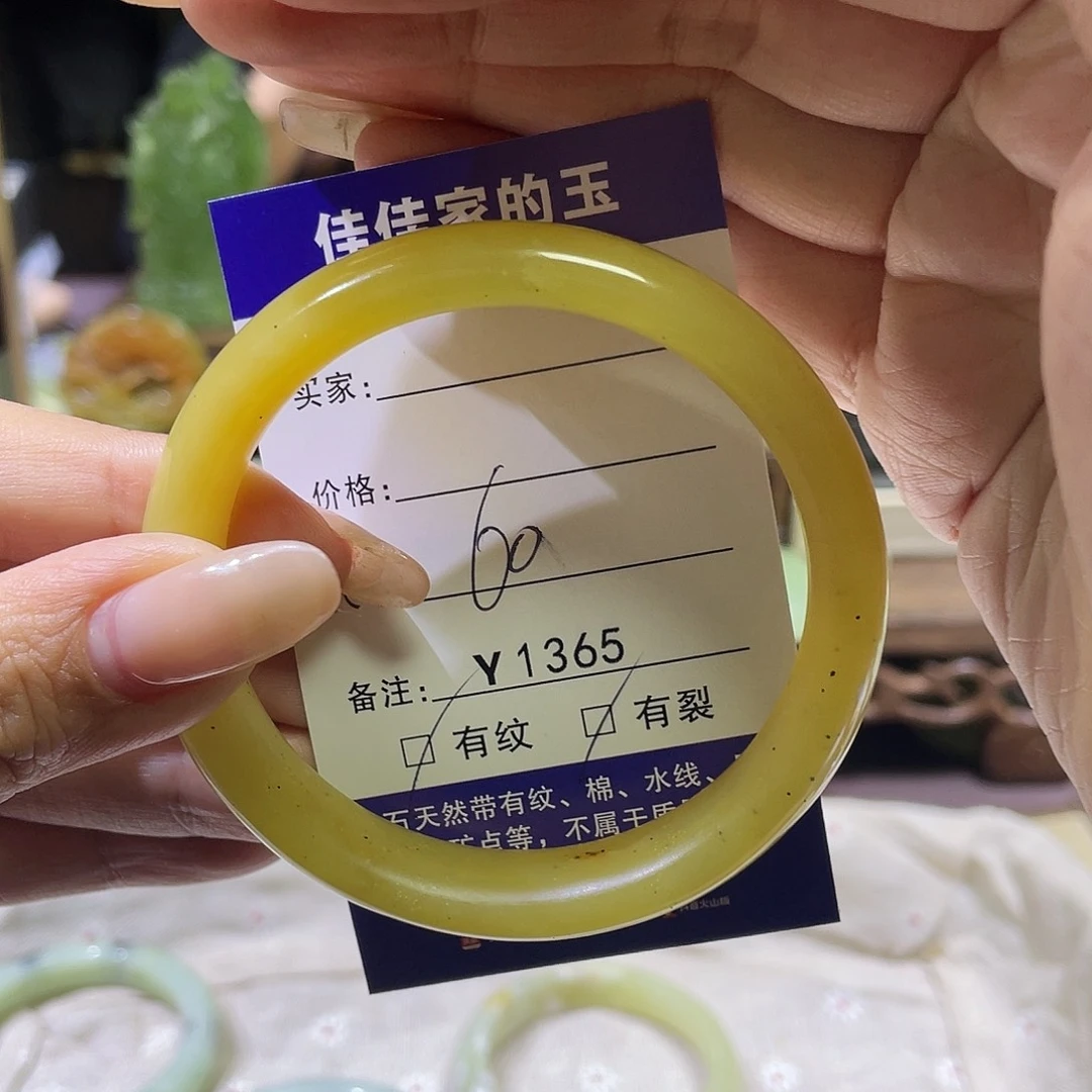 蛇纹石玉未镶嵌手镯1365