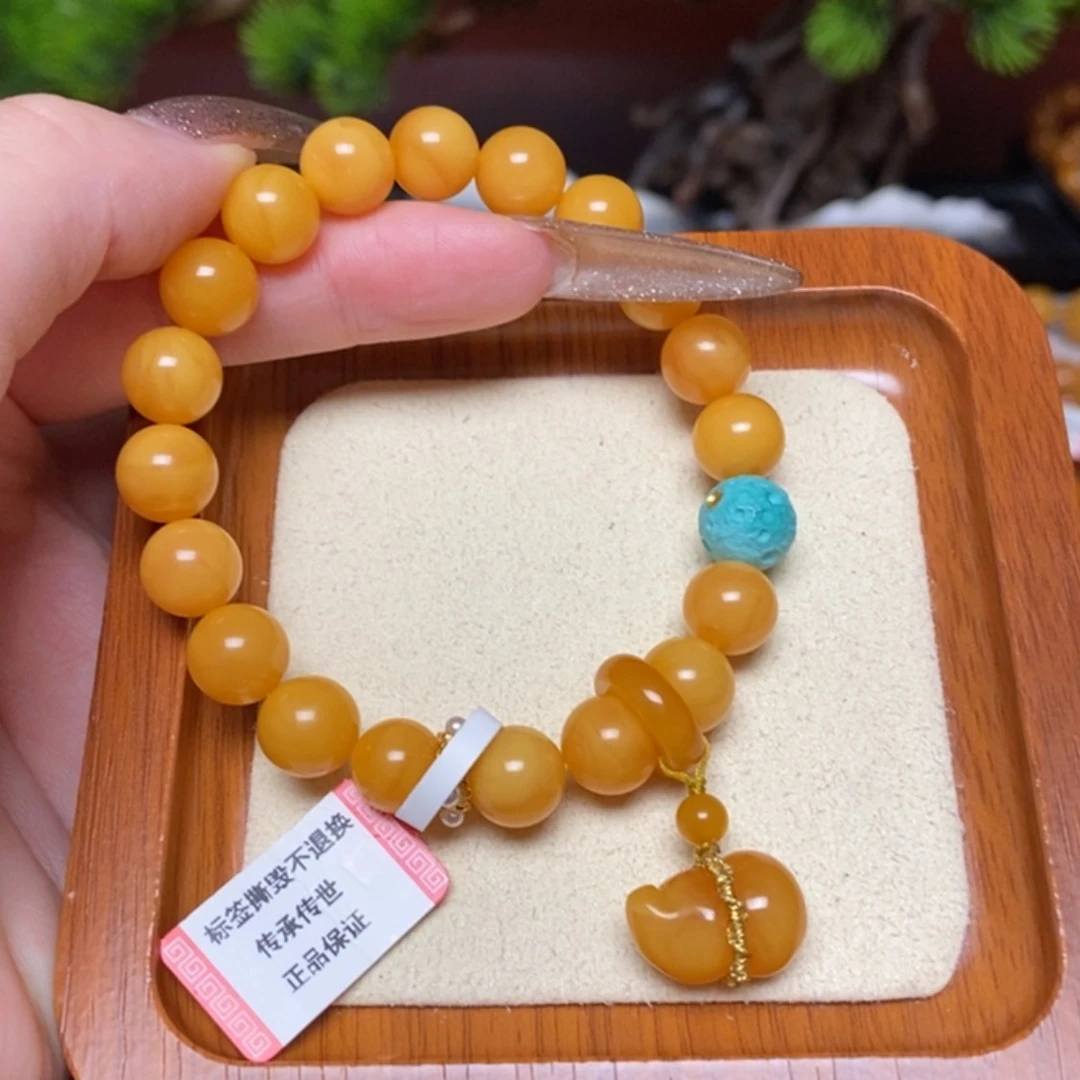 【闪购商品】未镶嵌蜜蜡手链手串