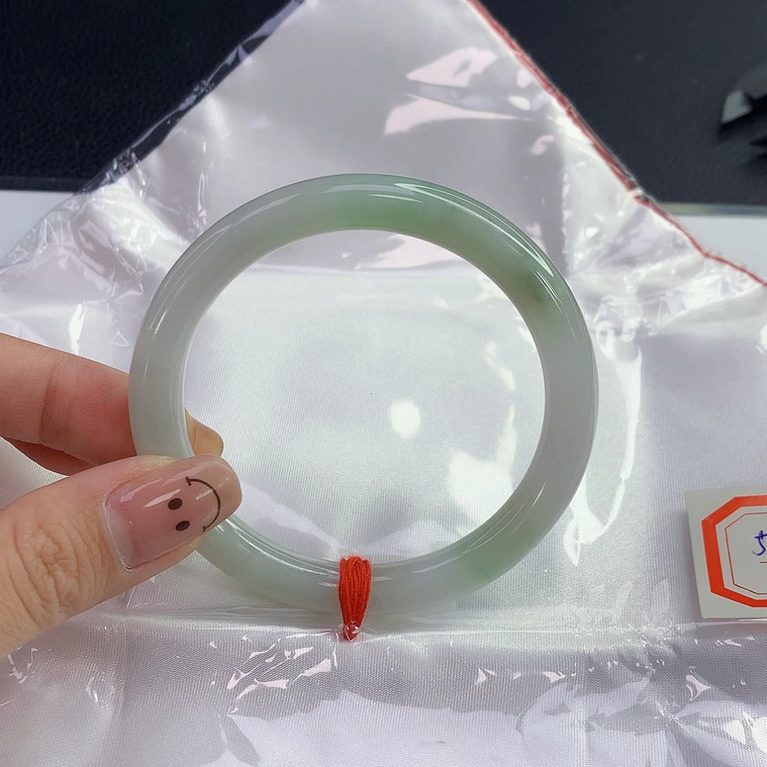 翡翠手镯未镶嵌天然翡翠A货6129