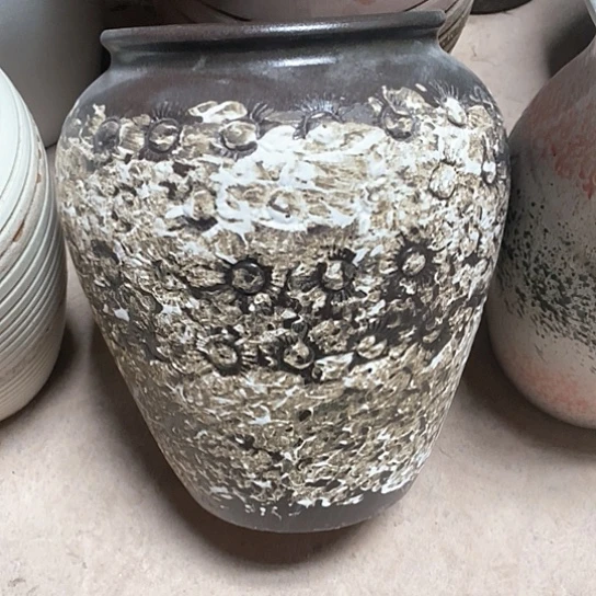 紫砂花盆 口20高度30黑文