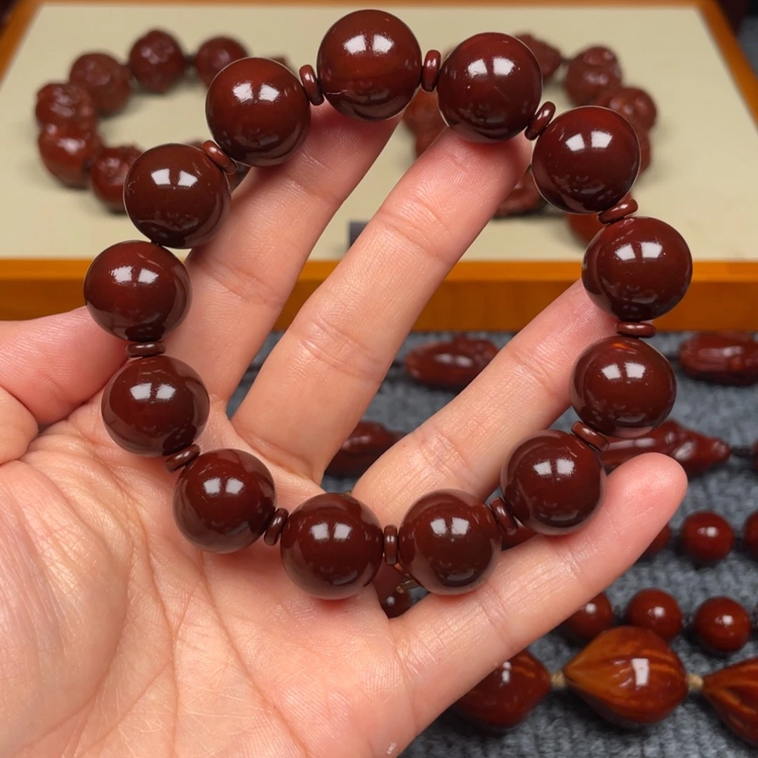 橄榄核手串零*团光柱