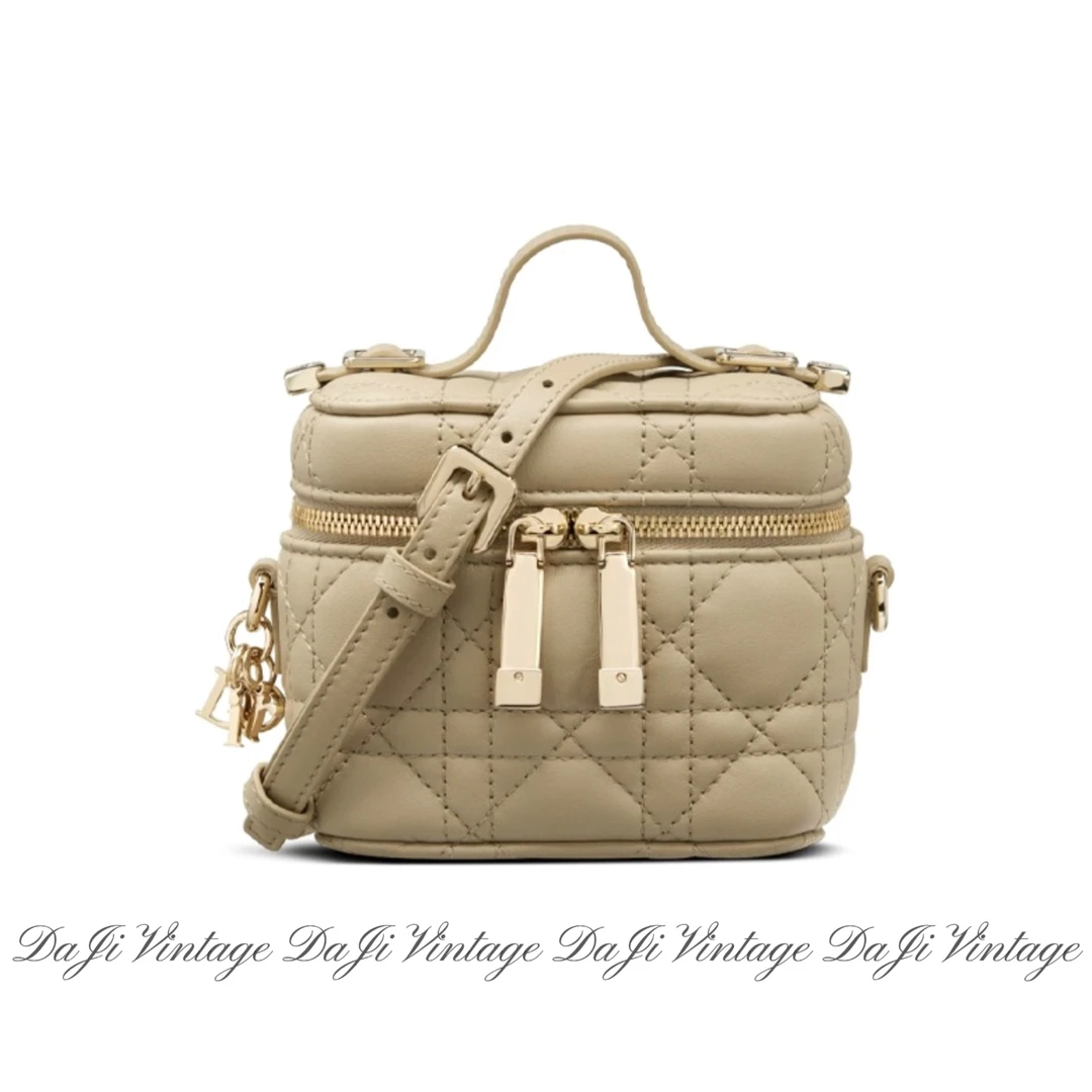 99新 DIOR/迪奥 大吉中古/Dior迪奥藤格纹小盒子斜挎包