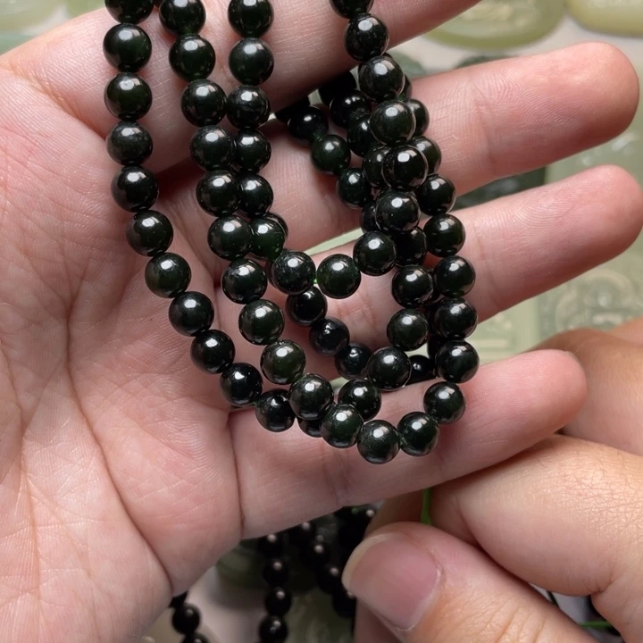 和田玉未镶嵌颈饰我****5