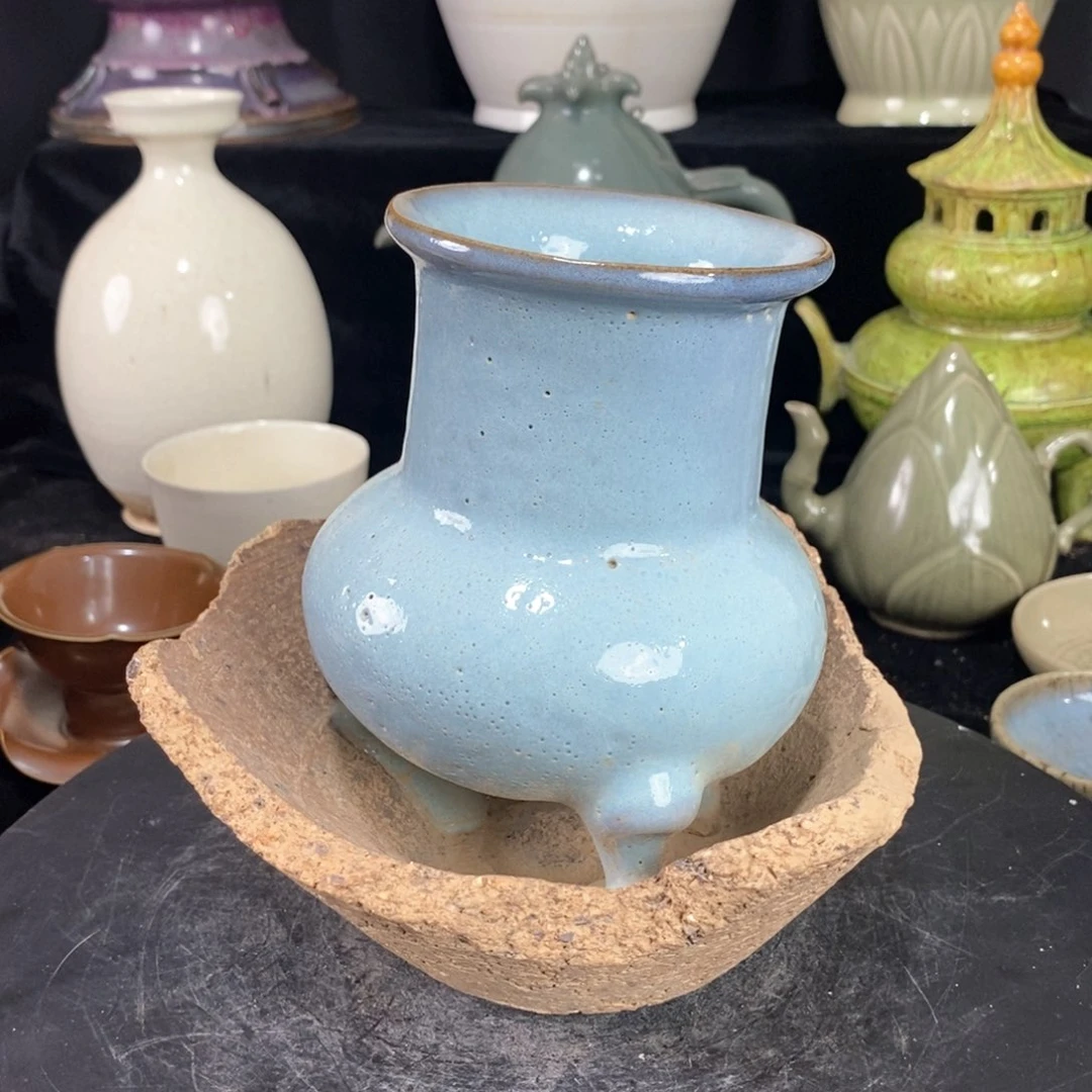 摆件钧窑瓷器瓷器