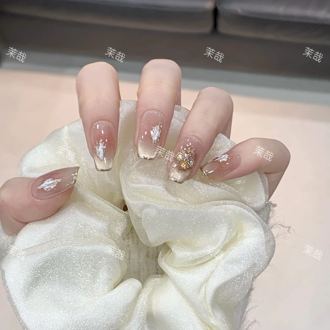 茉哉【小时代】纯手工定制美甲拆卸穿戴甲A3539 t