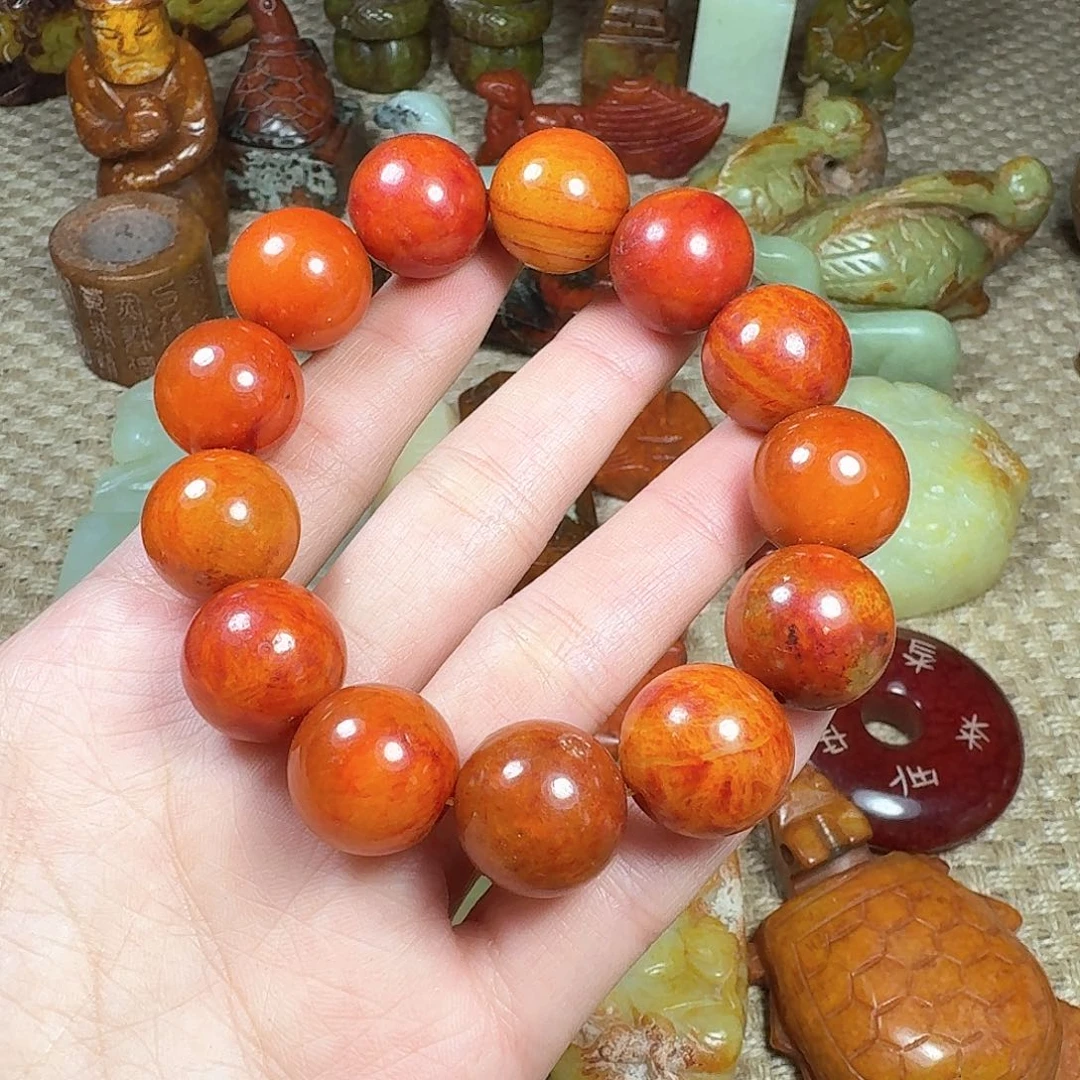 白玉菩提手串挂件