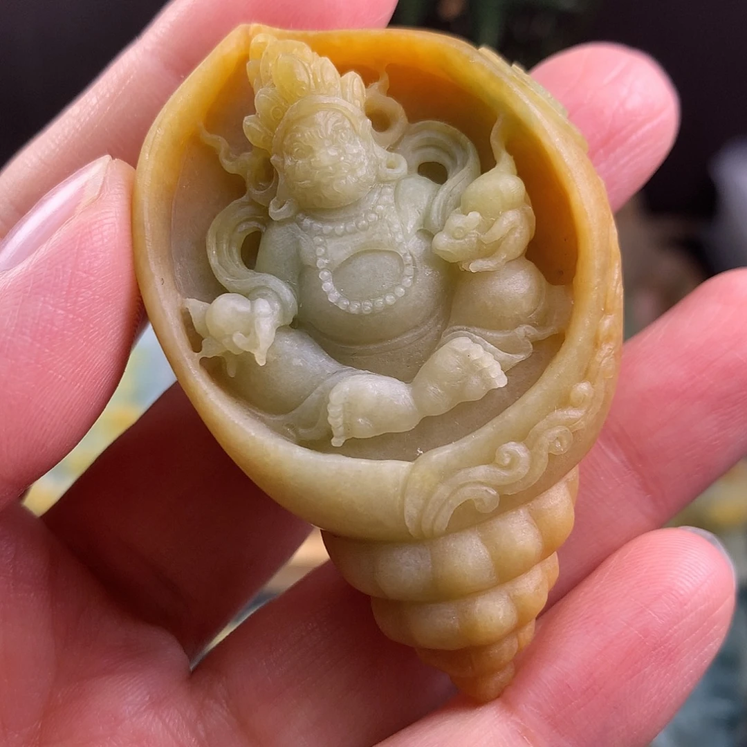 定制翡翠未镶嵌黄财