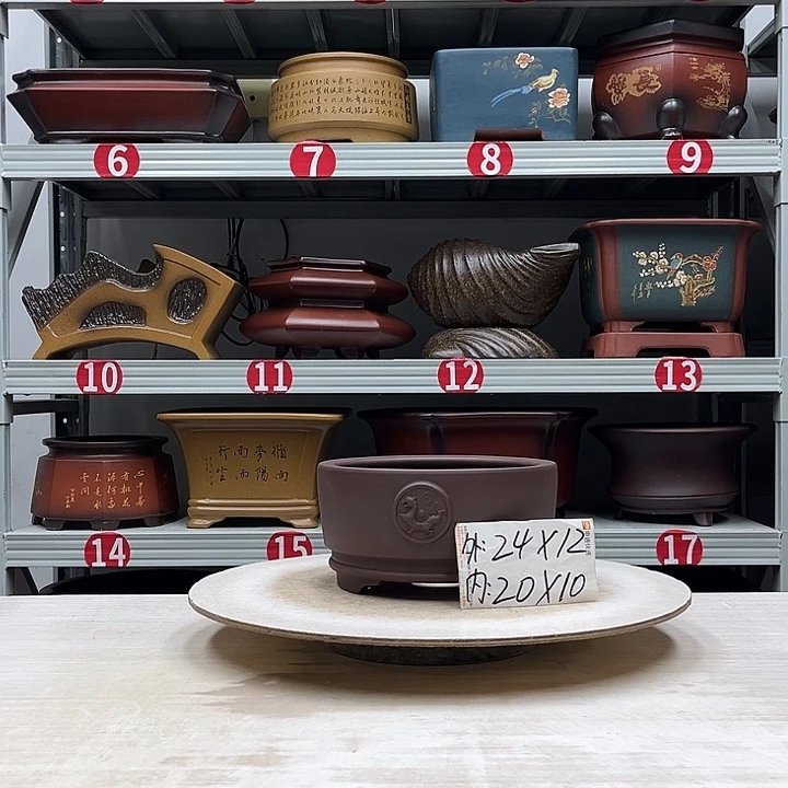 紫砂花盆紫砂花盆