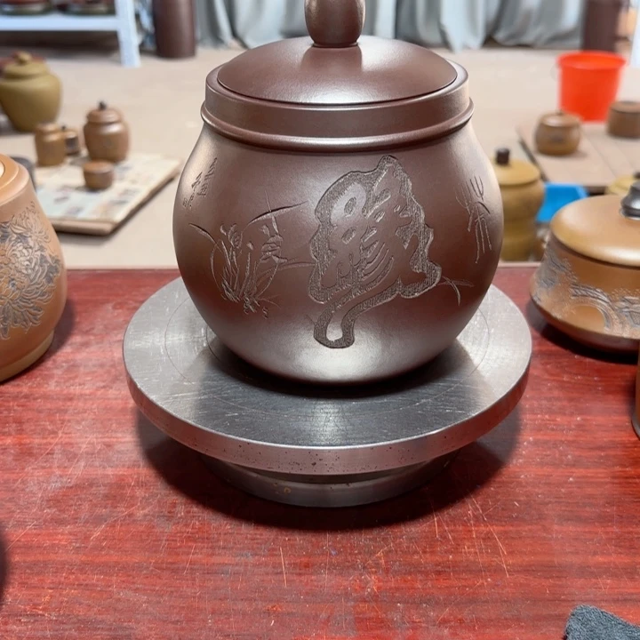 紫砂茶叶罐。。。。。。。。