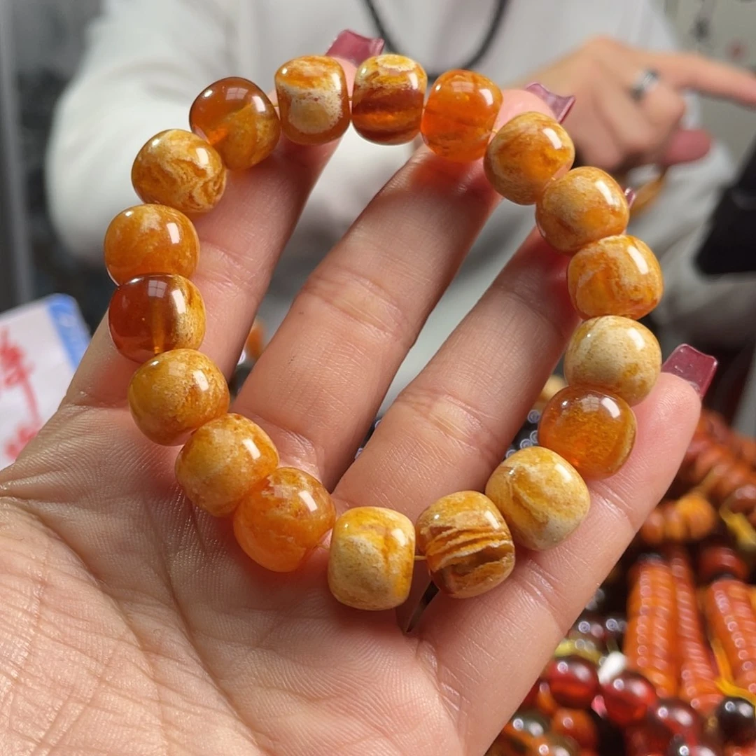 琥珀手链未镶嵌琥珀蜜蜡08