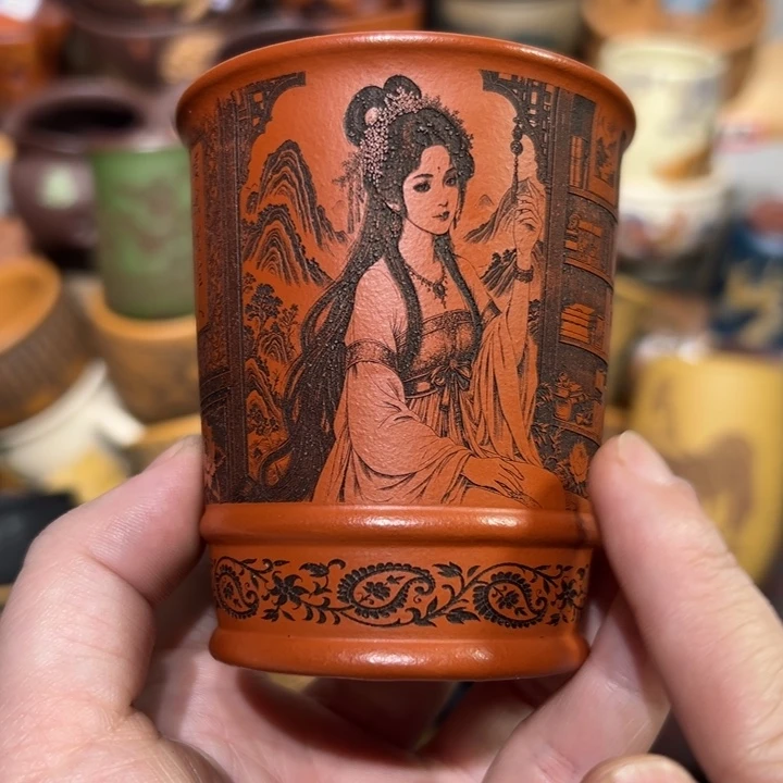 茶杯紫砂宜兴紫砂主人杯