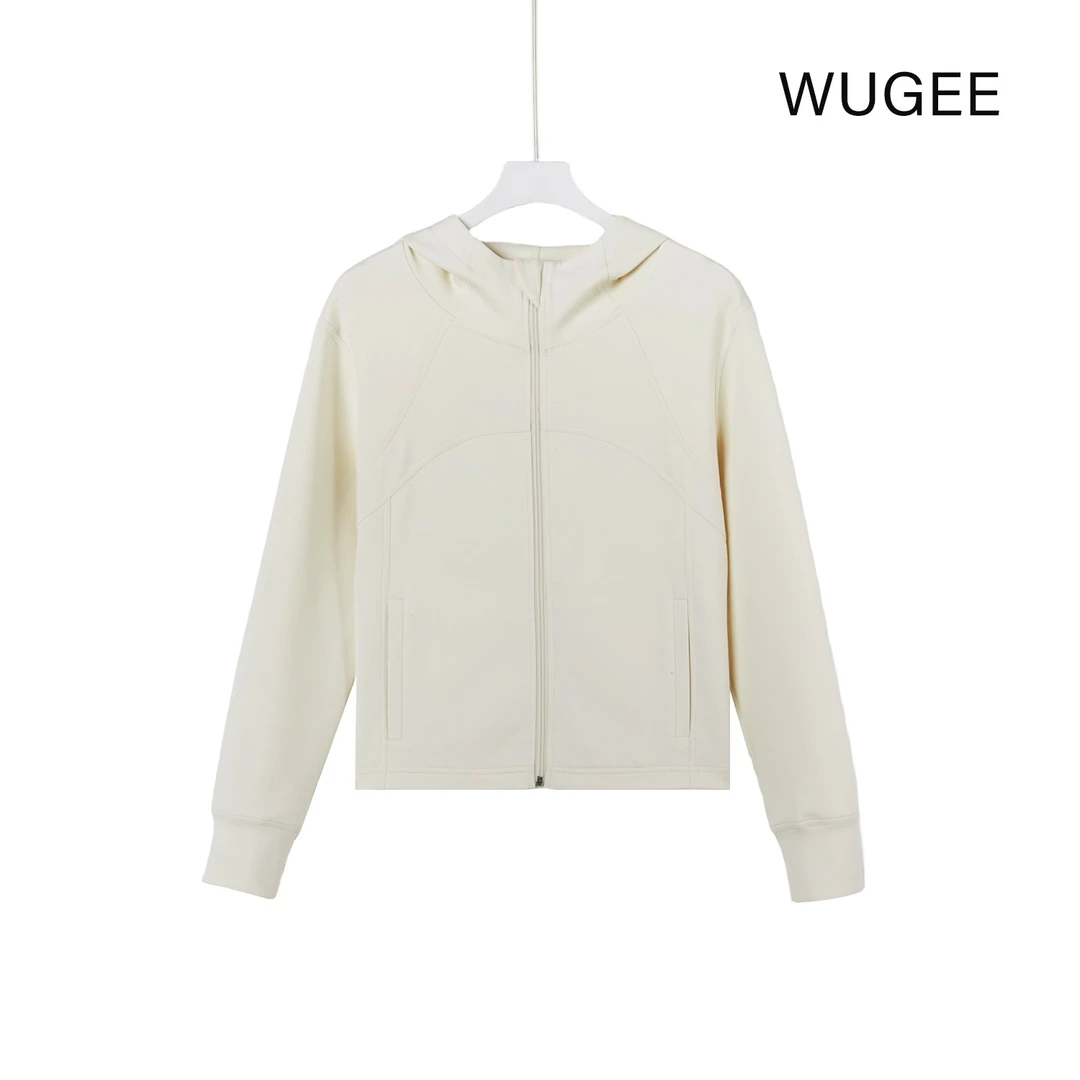 【WUGEE】精梳棉卫衣24春夏新款休闲百搭连帽帽衫长袖时尚428