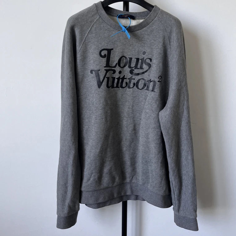 未使用 LouisVuitton/路易威登 休闲套头卫衣 男女同款 灰色01051