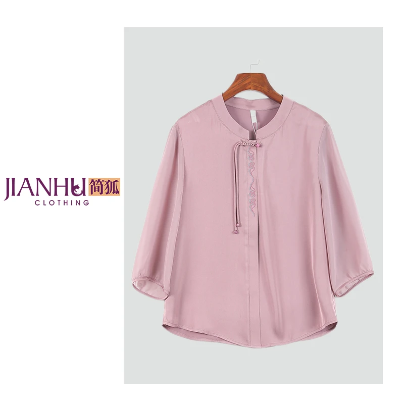 【现货现发】中年妈妈春装春夏季宽松显瘦上衣中老年洋气百搭T恤