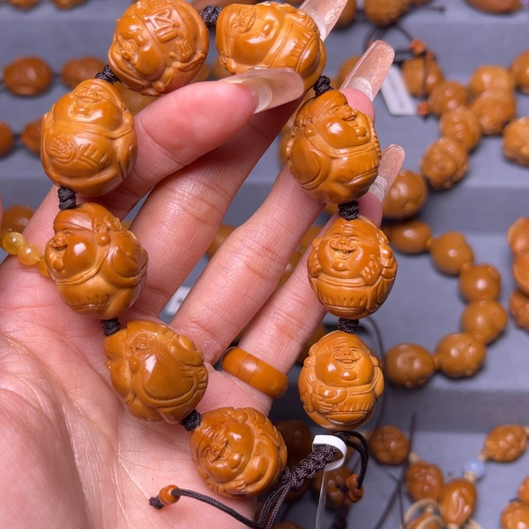 橄榄核吊坠1.9海派财神