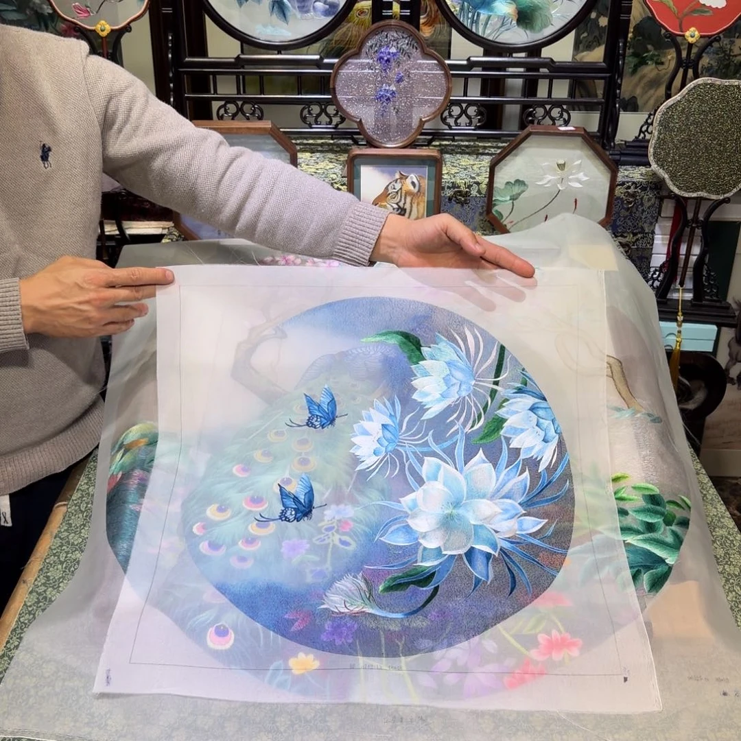 刺绣手工苏绣工艺制作技艺精湛